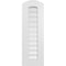 Ekena Millwork Arch Top Surface Mount PVC Gable Vent: Non-Functional, w/ 3-1/2"W x 1"P Standard Frame, 12"W x 34"H GVPAR12X3401SN - alternate 1